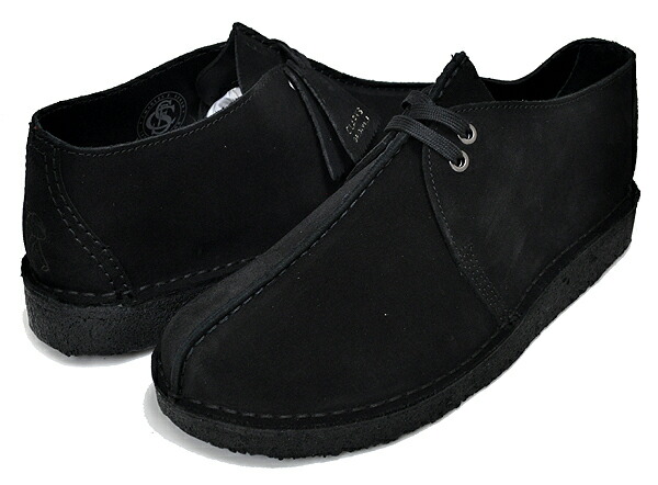 市場 CLARKS BLACK 26155486 SUEDE デザートトレック G クラークス TREK FIT DESERT