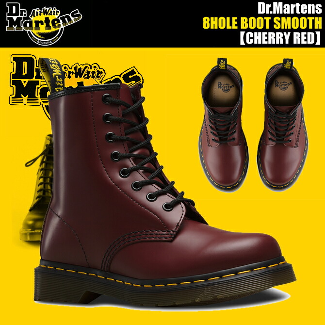 楽天市場】Dr.Martens WMNS 8HOLE BOOTS 1460W（BLACK/CHERRY