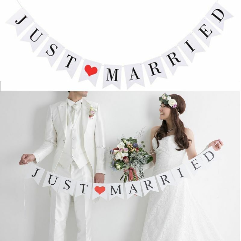 楽天市場 ウェディング ガーランド ハート付き ホワイト Just Married 結婚しました 紐付き 結婚式 結婚 前撮り 演出 小物 装飾 受付 飾り ウェルカムスペース 飾りつけ 和装 紙製 Ga Wed Jmwh 輸入雑貨店 Limpomme