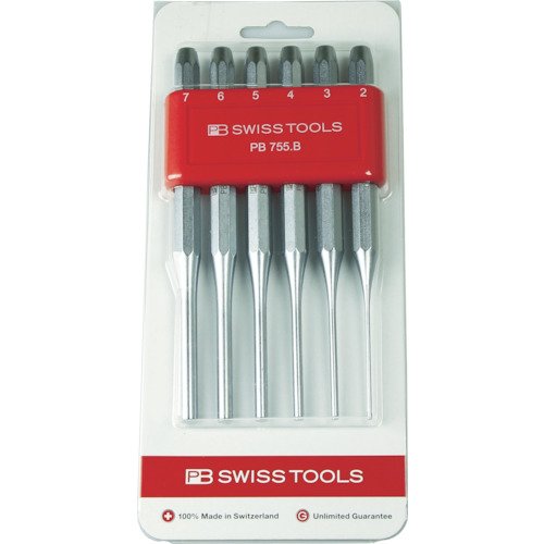 PBSWISSTOOLS 平行ピンポンチセット ホルダー付 755BCN(755BC)
