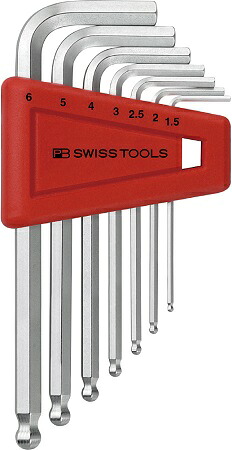 212H-6 ボール付六角棒レンチセット(パックナシ) (PB SWISS TOOLS)(2023) 取り寄せ商品納期かかります