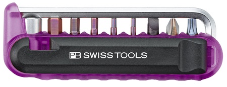470PURPLECN バイクツールセット (9本組) パープル (PB SWISS TOOLS)(2023) 取り寄せ商品納期かかります