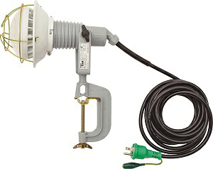 日動工業(NICHIDO) 作業用投光器20W昼白色AC100Vバイス付（球付属）AFL-E2005J 照明 投光器 作業灯 LED投光器｜ライト精機