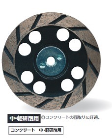 ツボ万 ダイヤモンドポリッシャ SAポリッシャーリム字100 SA-RM100 (ショックアブソーバー付)