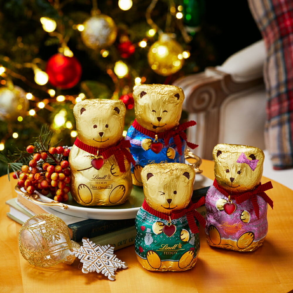 リンツ チョコレート Lindt クリスマス リンツテディ ガール 100g