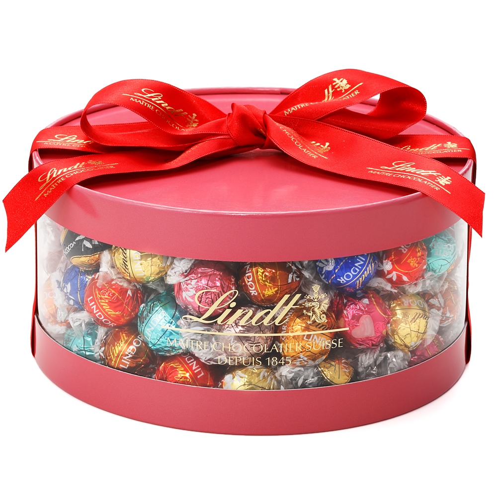 楽天市場 リンツ Lindt チョコレート バレンタイン リンドールギフトボックス50個入り 限定 チョコ リンドール バレンタインチョコ ギフト 詰め合わせ おしゃれ かわいい バレンタインデー 会社 職場 アソート スイーツ 個包装 小分け お菓子 リンツ チョコレートlindt