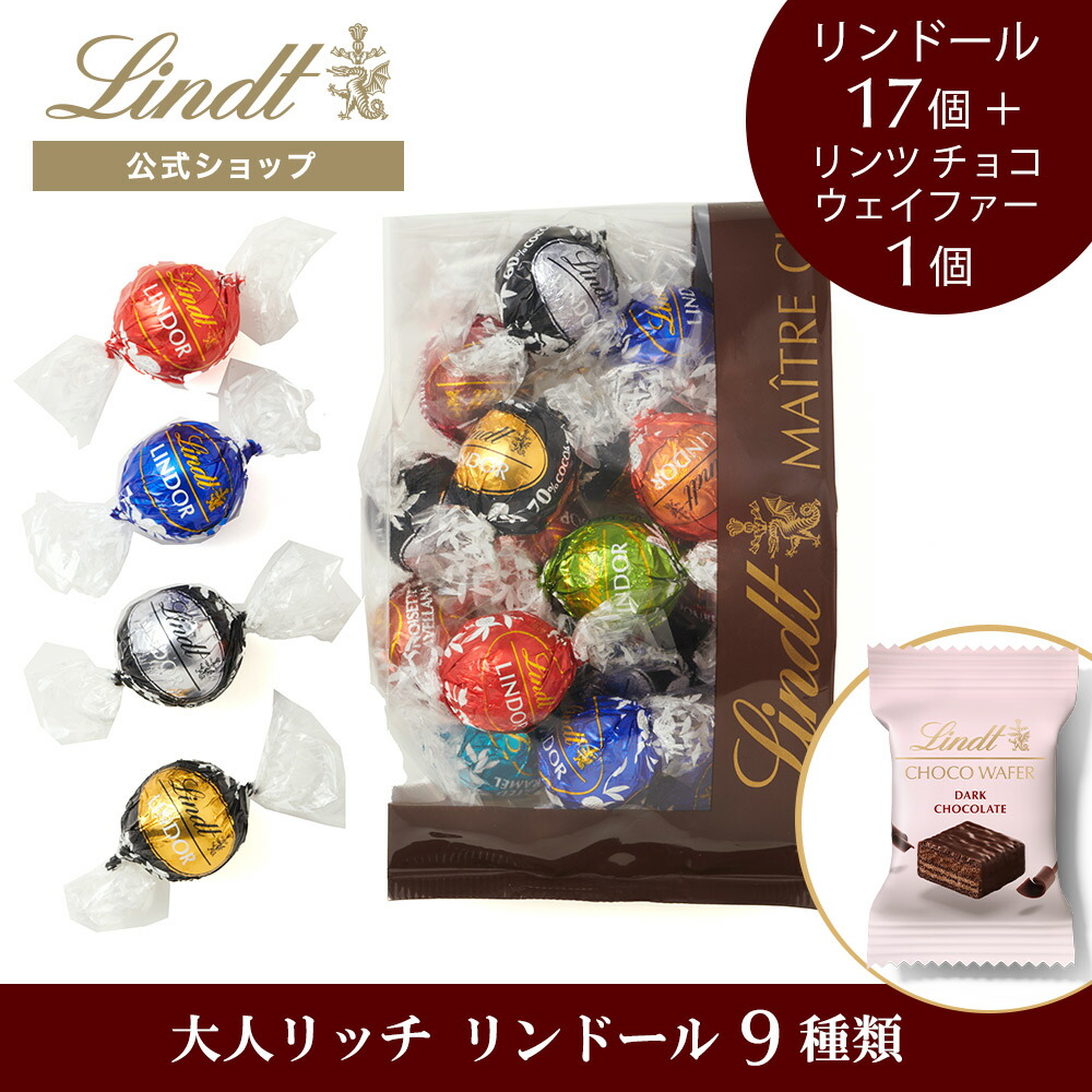 Lindt LINDOR ダークアソート 600g 48個×2箱　クール便 magnet_173168560100.png