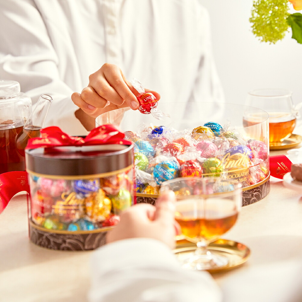 お年賀 リンツ Lindt チョコレート リンドール ギフトボックス 20個入
