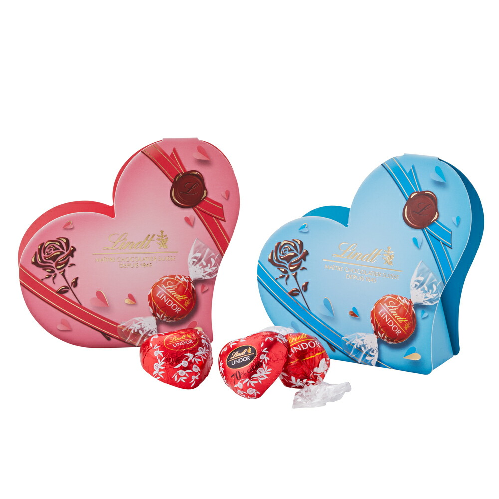 バレンタインリンツLindtチョコレートリンドールミニギフトボックス3個入｜バレンタインギフトスイーツお菓子洋菓子チョコ詰め合わせ個包装プチギフト可愛い手土産結婚祝い内祝いお礼誕生日職場転職家族