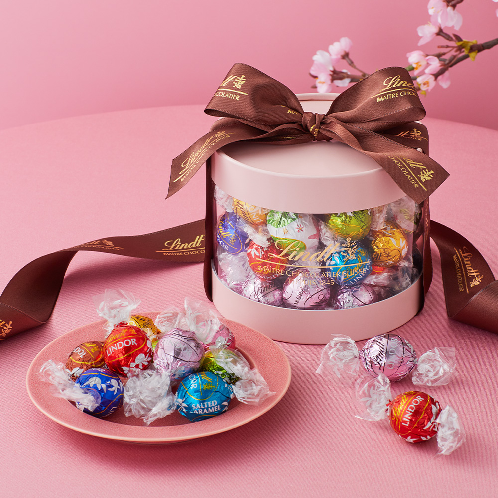 母の日 リンツ Lindt チョコレート リンドール さくら ギフトボックス