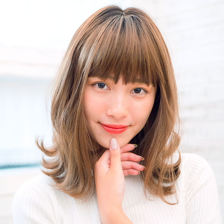 ウィッグ ミディアム セミロング ウイッグ 「外はねプデルミディ」 wig ストレート フルウィッグ カール LINEASTORIA 送料無料 医療用  Mサイズ かつら ウィッグ・かつら・つけ毛