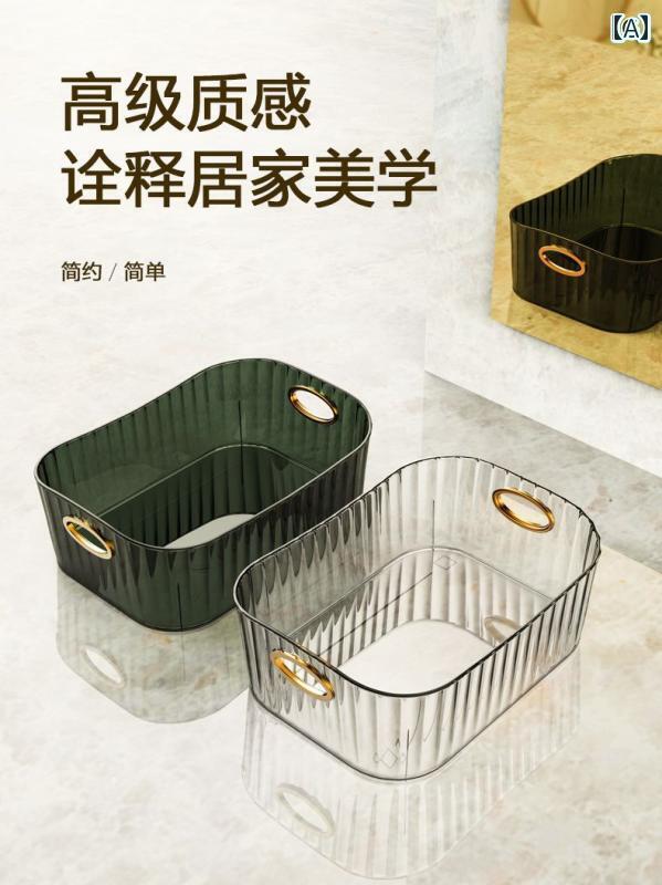 卓上 収納 ボックス 透明 引き出し型大容量 化粧 品 多機能 雑貨 オーガナイザー アクリル クリア グリーン おしゃれ 小物