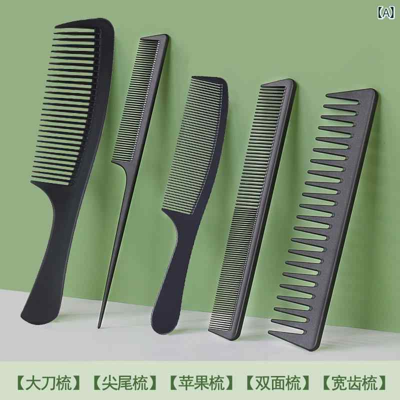 女性用 コーム ロング ヘア用 尖った テール ポータブル 家庭用 カット 男性用 密な 歯の ヘッド 静電気 防止 木製 スタイリング