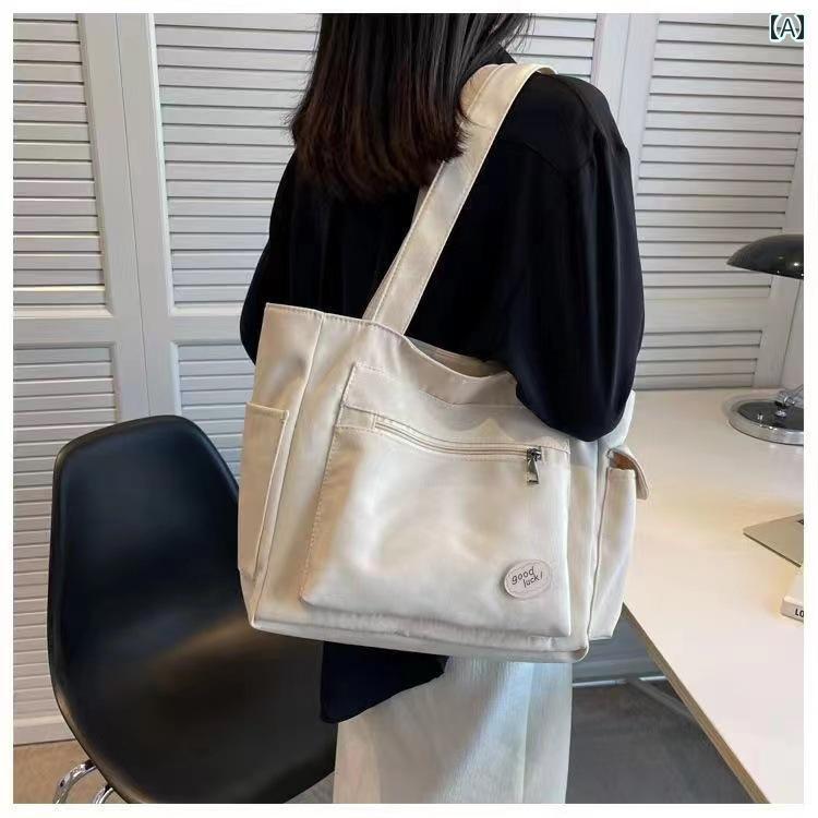 教師用 クラス 収納 バッグ 専用 通勤 女性用 ハンドバッグ 教育 ブック キャンバス 無地 シンプル カジュアル