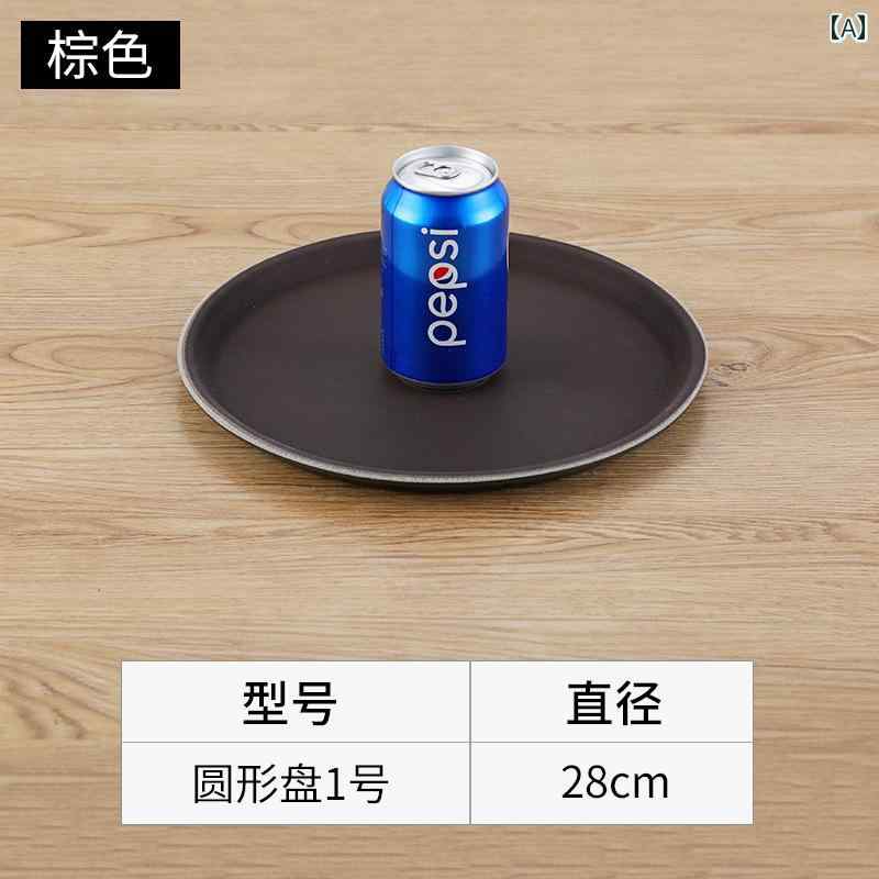 丸型 滑り止め ダイニング トレイ カップ プラスチック コーヒー KTV ホテル バー ワイン グラス インテリア キッチン メラミン
