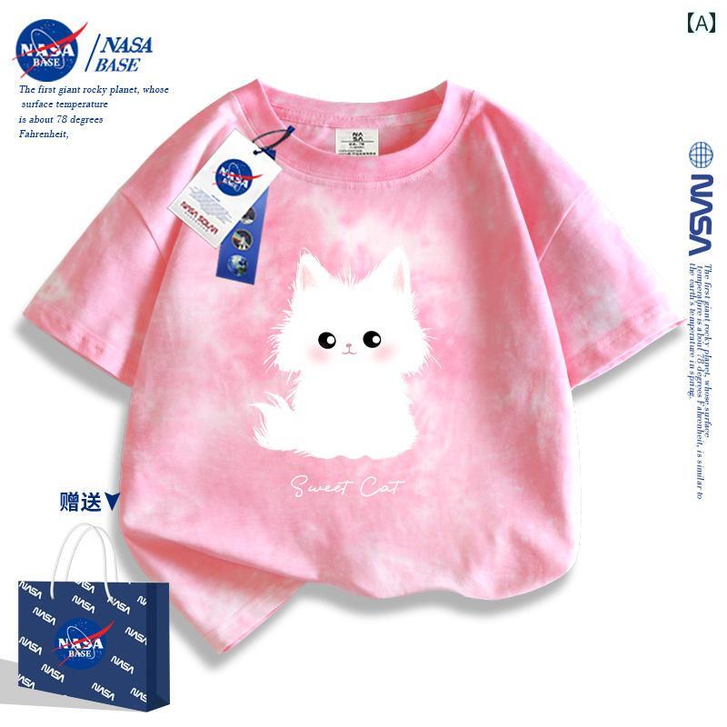 女の子 綿 半袖 Tシャツ 夏 2025 ドーパミン ウェア 男の子 子供用 トップス カジュアル ラウンドネック カットソー