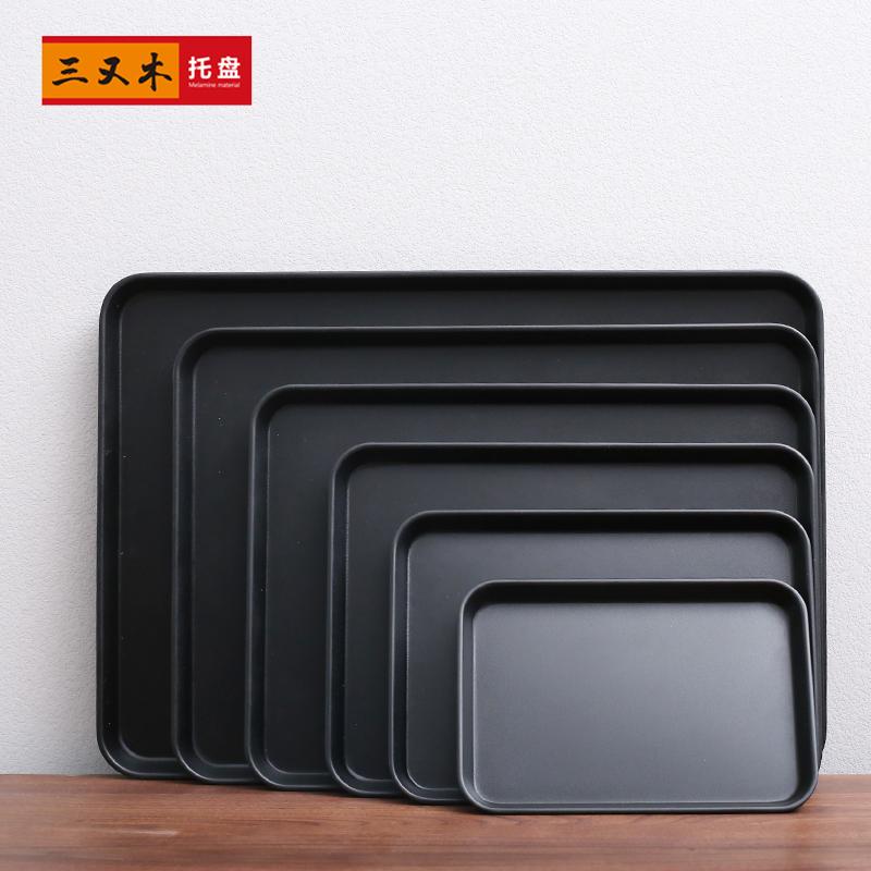 楽天市場】マジックトレー 角型 特大 16インチ 黒 【kmss】 業務用