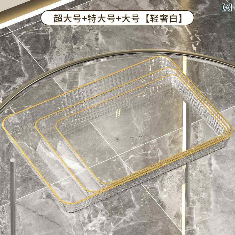 トレイ 長方形 ティートレイ ホーム ウォーターカップ ディナー プレート パン 商業 クリア インテリア キッチン おしゃれ エレガント