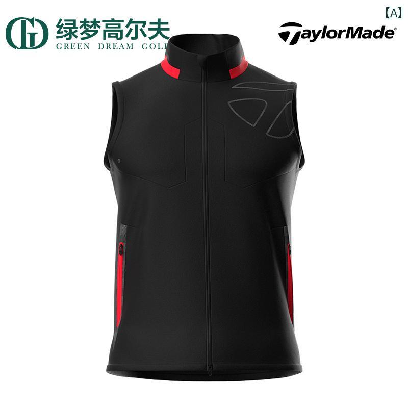 テーラーメイド TaylorMade ゴルフウェア 春秋 メンズ ノースリーブ 快適 スポーツ カジュアル 防風 ベスト リラックス|LINEAR shop