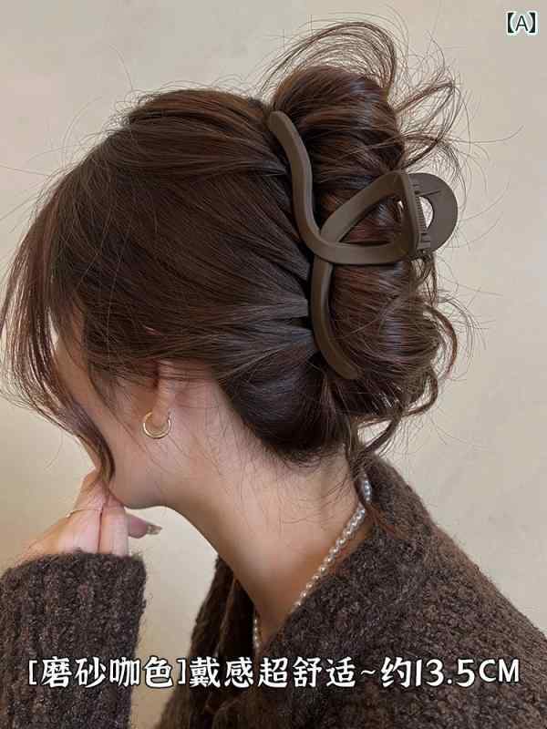 女性用 ヘア グラブ クリップ 2025 シャーク 大型 ヘッド ドレス 後頭部用 アップスタイル おしゃれ エレガント アレンジ