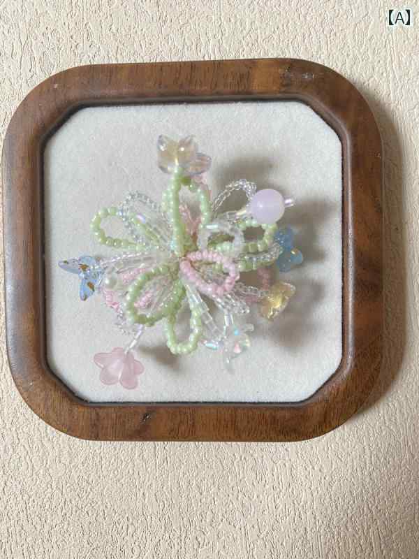 穴 靴 アクセサリー 花 装飾 透明 真珠 バックル ガラス 感覚 取り外し可能 カジュアル かわいい フラワー おしゃれ クロックス