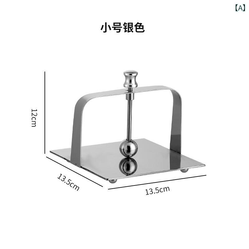 おしゃれ ステンレス鋼 ペーパー タオルホルダー スクエア ラック レストラン ホテル カウンター トップ シンプル ナプキンホルダー ヨーロピアン プレス シート