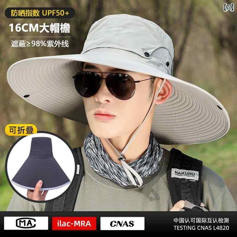 サンハット メンズ 夏用 アウトドア フィッシング つば広 通気性 ネック 登山 帽子 紫外線防止 カジュアル トラベル おしゃれ
