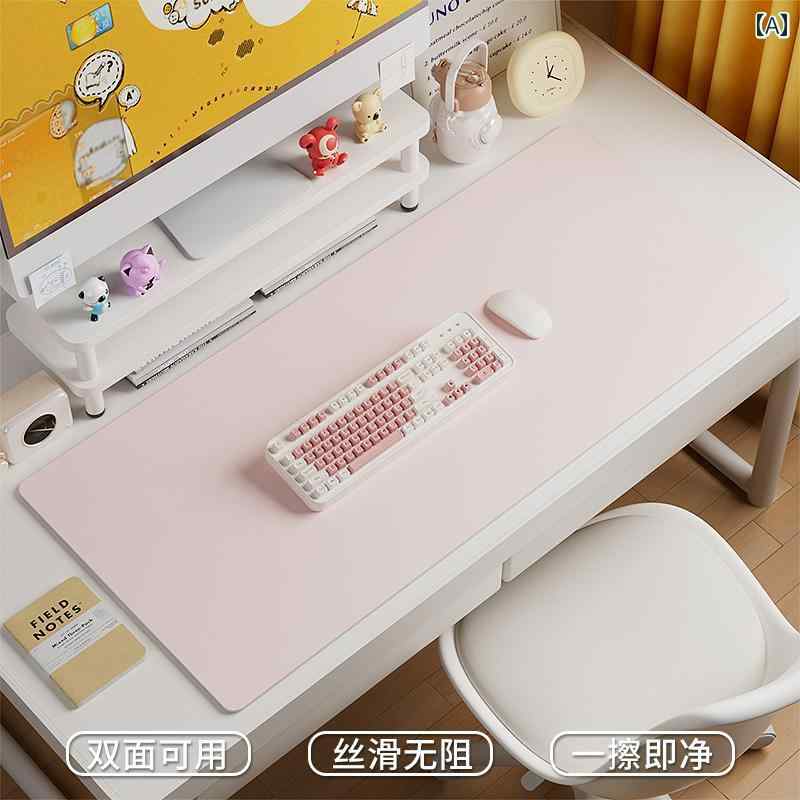 コンピューター デスクパッド オフィス デスク トップ ノート パソコン キー ボード ライティングデスク 軽量 豪華 マウスパッド 特大