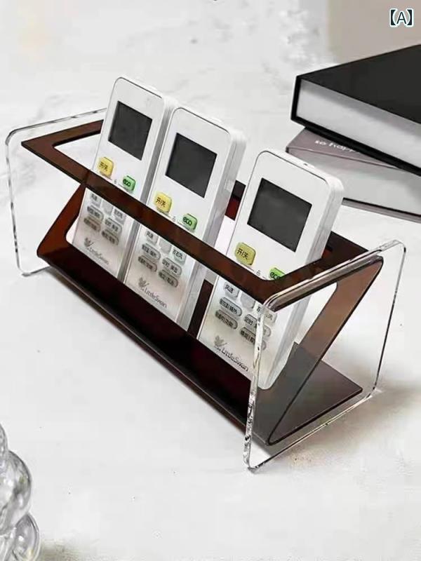 リモコン 収納 ボックス デスク トップ 多機能 アクリル ラック コーヒー テーブル テレビ エアコン インテリア シンプル リビング