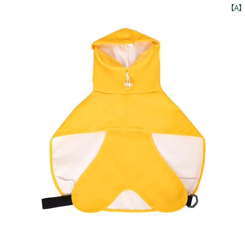 犬用 レインコート ケープ 腹 保護 小型犬 中型 ペット専用 防水 防汚 服 カバー 散歩 汚れ防止 ドッグウェア うさぎ 恐竜柄