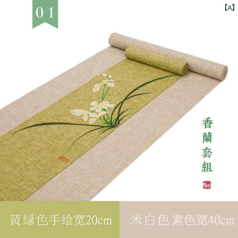 茶 旗 布 ティーマット 中国 禅 テーブル 防水 ドライ フォーム クッション 豪華 フラグ クロス ティータオル インテリア｜LINEAR shop