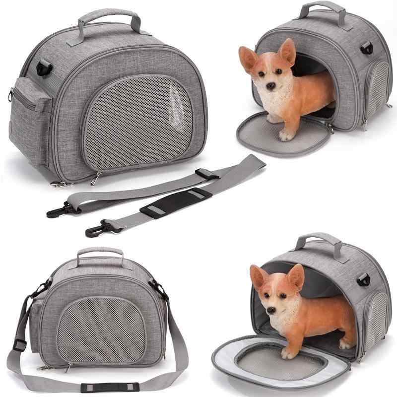 外出用 ペット メッセンジャーバッグ 通気性 猫 小型 ティーカップ 犬 便利 ワンショルダーバッグ シンプル トラベル カジュアル