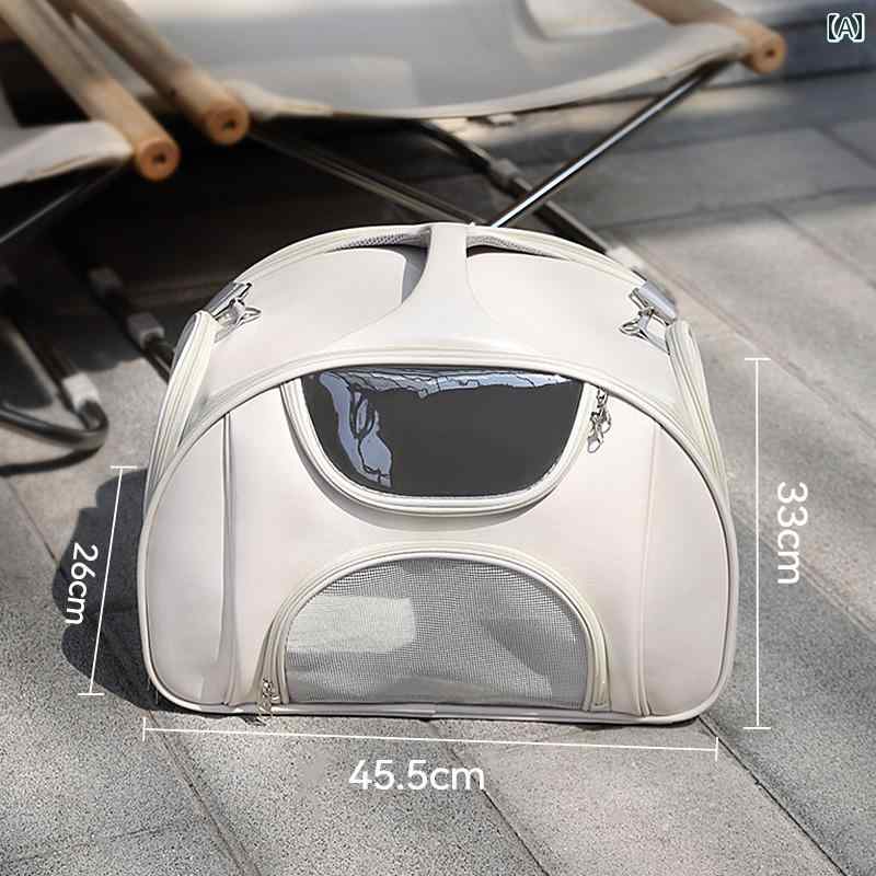 猫 バッグ ポータブル 犬 持ち出せる 大容量 大きくて 軽い 車用 ペット バックパック カジュアル シンプル トラベル 持ち運び
