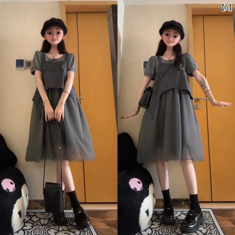 夏 韓国 マタニティウェア 背広 お召しもの ズボン吊り スコート プルオーバー 背広 愛くるしげ 心地よい  今めかしい