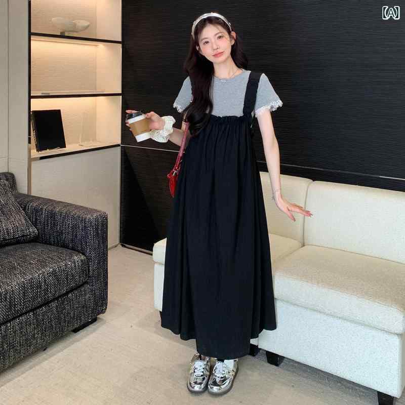 妊婦 2025年 御召しもの 背広 厚地の外套櫂 スコート 夏用 背広 マタニティ 可愛らしい 心地よい