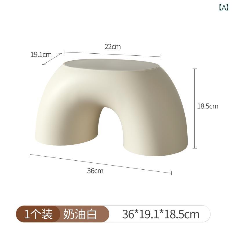 家庭用 子供用 厚手 レインボーロース ツール リビング ルーム用 滑り止め 丸型 スツール 浴室用 トイレ用 踏み台 家庭用子供用厚手の虹色低いスツール