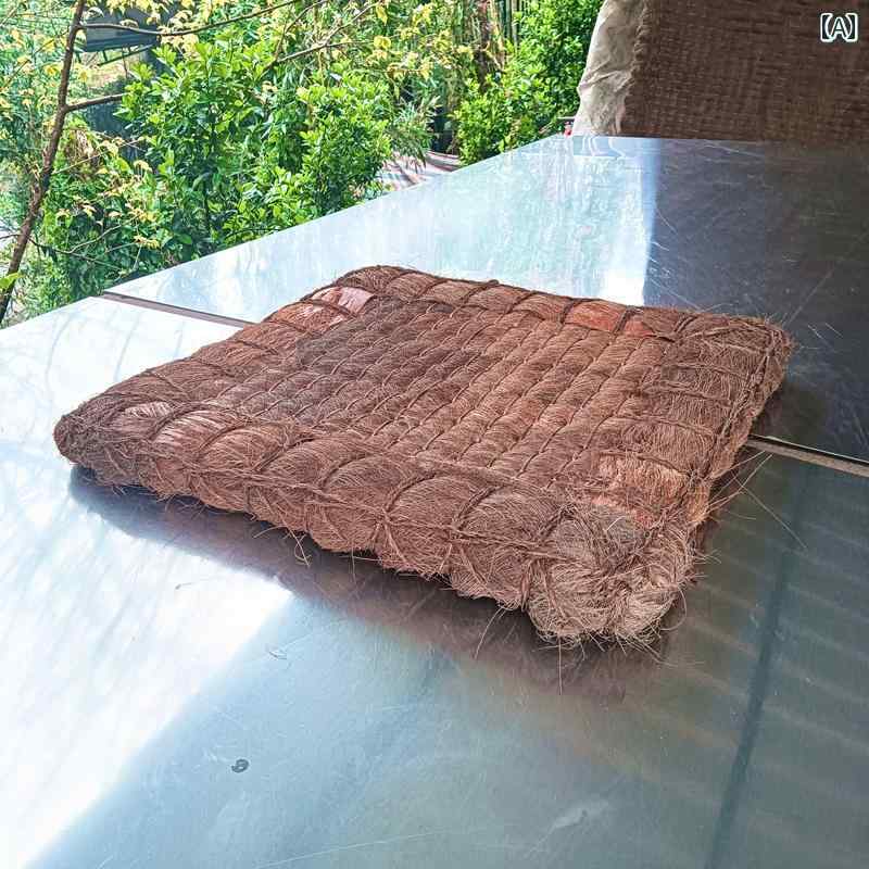 手 縫いの 茶色の 家庭用 椅子用 ソファ用 出窓用 硬質 防 湿性 通気性 座 面用 礼拝用 縫い目が茶色の座布団家庭椅子.|LINEAR shop
