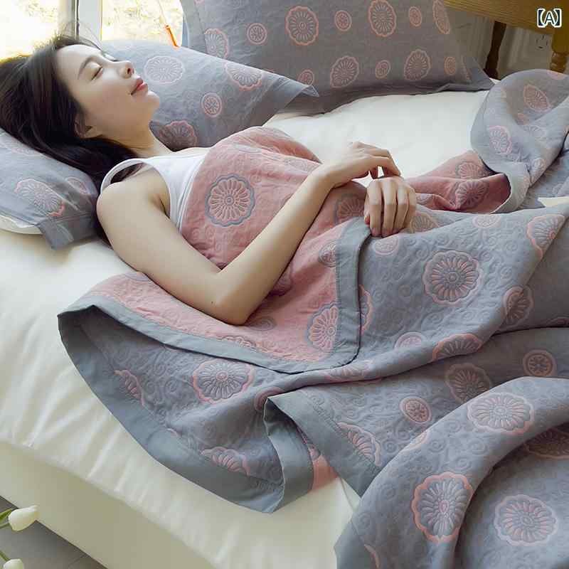 60 S長 繊維 綿 タオルケット 大人用 ブランケット 夏用 薄手 豪華 ガーゼ 家庭用 60秒のロングパイルタオルは.綿で作られた成人用ブランケット｜LINEAR shop