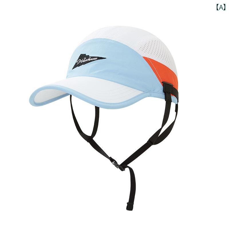 帽子 アウトドア サイクリング 登山 キャップ ダックビル 防水 速乾 日焼け防止 野球 帽 防風 落下 サーフィン 男女兼用