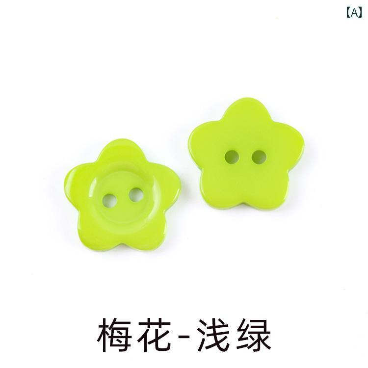 樹脂 子供用 青い 花 ボタン ペイント ベビー セーター カーディガン コート カラー 梅 10 mm カジュアル おしゃれ