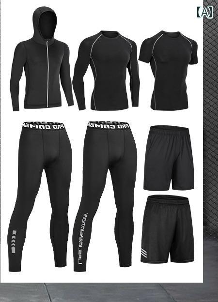 ランニング スポーツウェア スーツ メンズ フィットネス トップス タイト 速乾 トレーニングウェア 秋冬 セット アウター パンツ