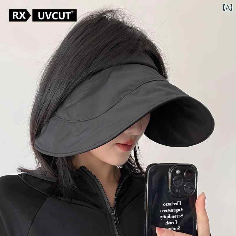 日本製 とっ始め サンハット 成人女性用 日焼押しとどめる UV とり捨てる 折りたたみ 式 唾液広 アウトドア用 サン 渦巻形 かぶり笠.分かりやすい好いたらしい
