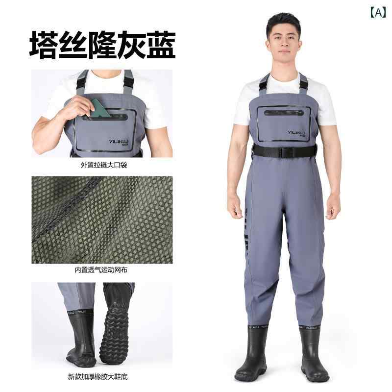 カチオン ウェーディング パンツ ワンピース レインパンツ ウォーター シューズ メンズ フィッシングルアー フルボディ 防水 釣り
