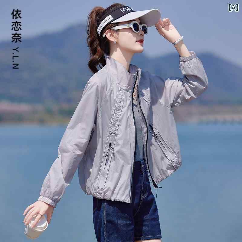 2025年の日焼押しとどめる服.紫外線打つ手が.薄っぺら夏用上衣流行病の発生の晴れ晴れしい感があり.とても今めかしい成人女性用トップス好いたらしい