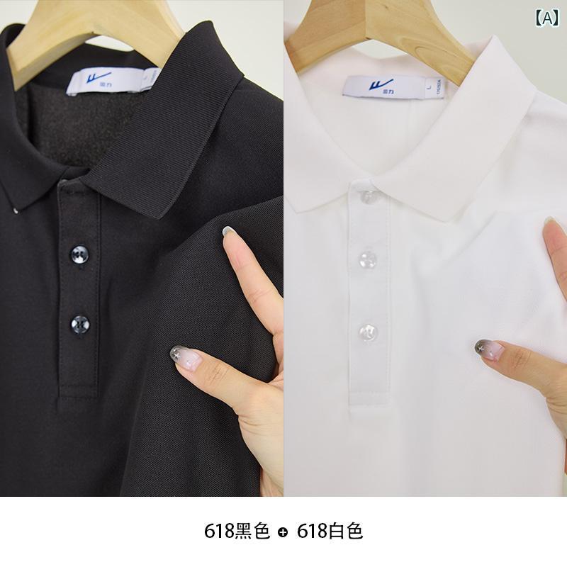 ポロシャツ メンズ 半袖 Tシャツ 2025 夏 無地 クール ラペル 通気性 メッシュ トップス カジュアル スポーティー