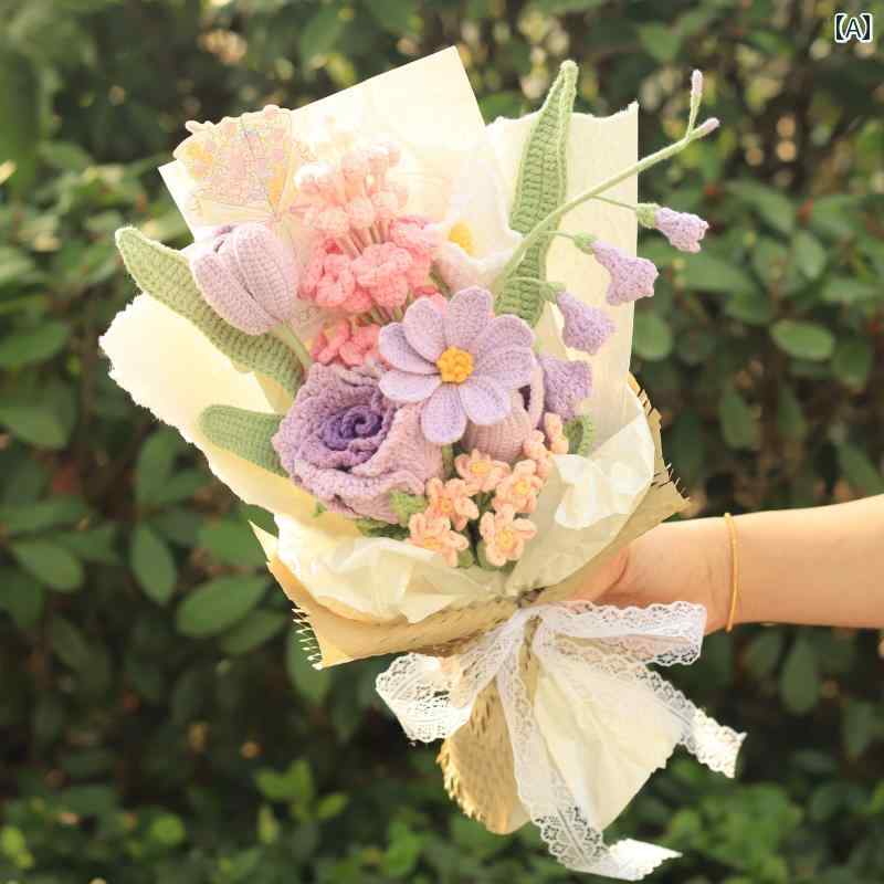 切り上げる 手編みの 風信子の 入り合わせる胸花 羊毛 御花差し上げ物 意中の女 茶飲み友だち 母の 日 生まれ落ちる日 今めかしい 差し上げ物.愛くるしげ