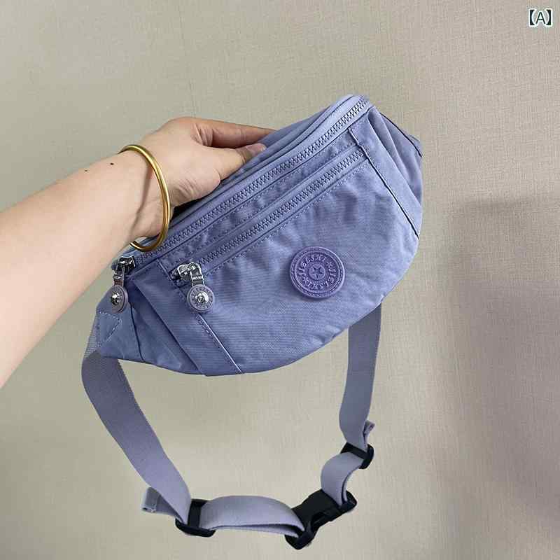ウエスト バッグ クラシック 多用途 チェスト デュアル 目的 軽量 屋外 撥水 女性 斜め掛け ショルダー 男性.シンプルスタイル