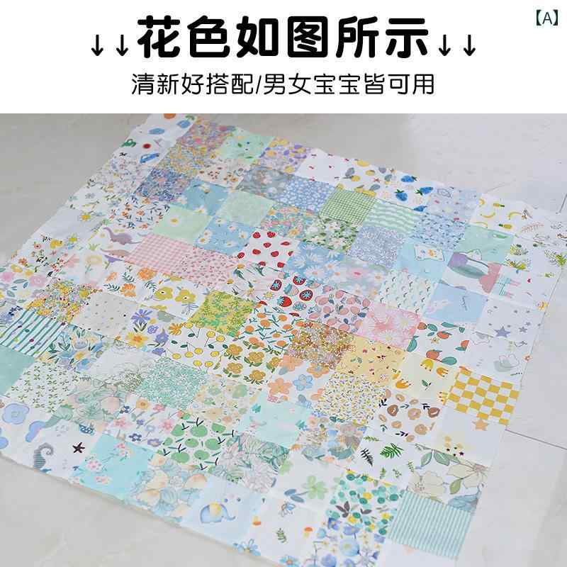 魚の 読書 パッチワーク DIY 手作り 生地 ベビーキルト セット コットン小花柄 森 シリーズ ベビー クロスカラフルカラーオシャレ