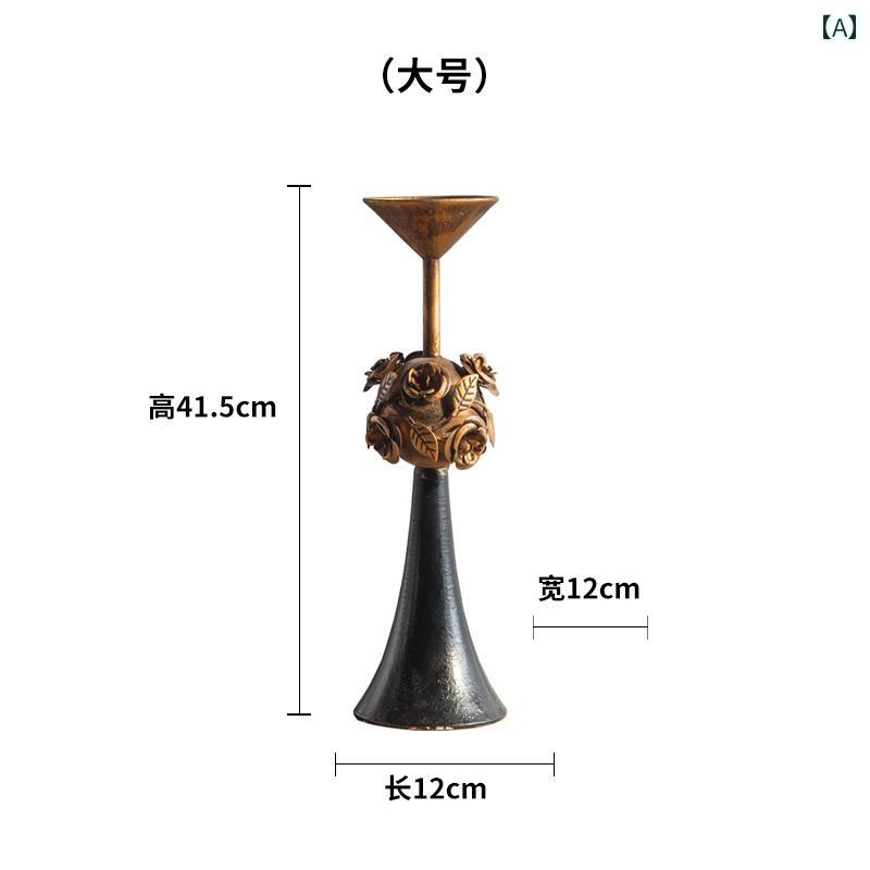 おしゃれ 燭台 レトロ 小道具 ロマンチックな 装飾 品 バー テーブル アメリカ 台座.シンプル.スタイル.オシャレ