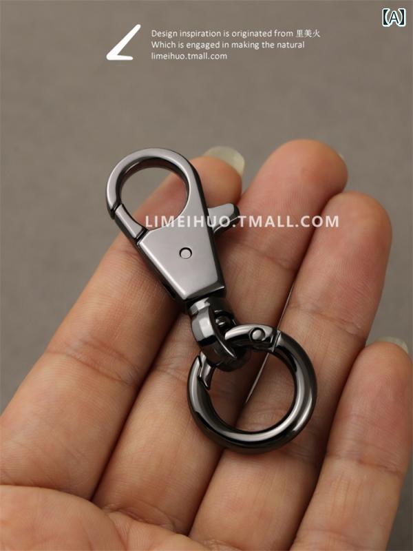 金属 ロブスター バックル クイック ハンギング スプリング バッグ ストラップ 装飾 接続 可動 リング ポータブル 小型 吊り下げ